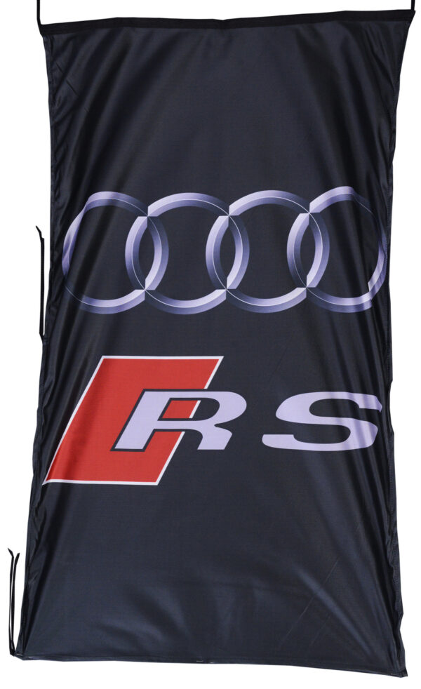 Flag  Audi RS Vertical Black Flag / Banner 5 X 3 Ft (150 x 90 cm) Audi