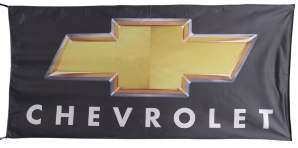 Flag  Chevrolet Landscape Black Gold Flag / Banner 5 X 3 Ft (150 x 90 cm) Automotive Flags and Banners