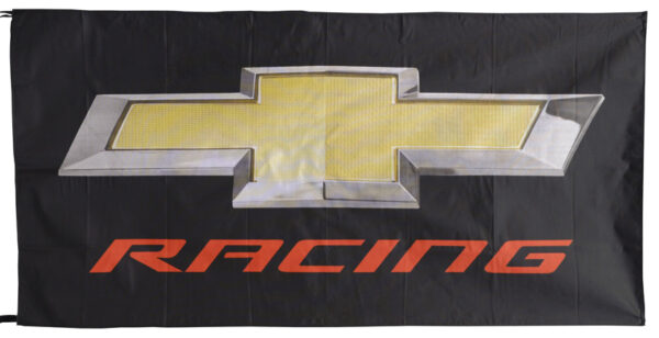Flag  Chevrolet Racing Landscape Black Flag / Banner 5 X 3 Ft (150 x 90 cm) Automotive Flags and Banners