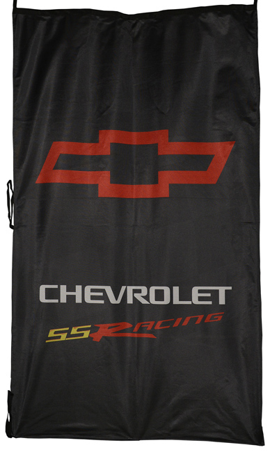 Flag  Chevrolet SS Racing Vertical Black Flag / Banner 5 X 3 Ft (150 x 90 cm) Automotive Flags and Banners
