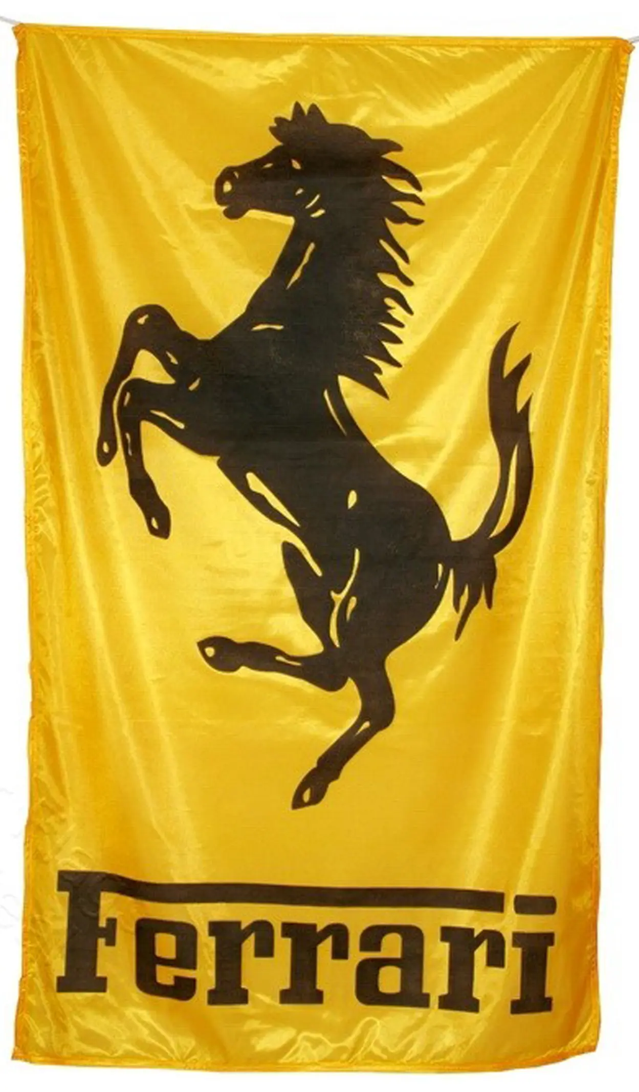 Ferrari Vertical Golden Flag / Banner 5 X 3 Ft (150 x 90 cm)