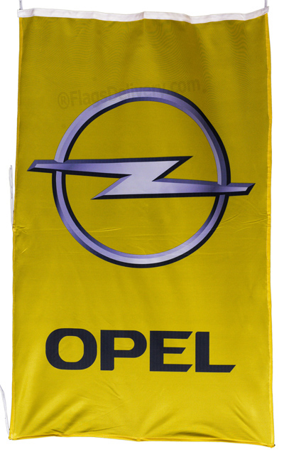 Flag  Opel Vertical Yellow Flag / Banner 5 X 3 Ft (150 x 90 cm) Automotive Flags and Banners