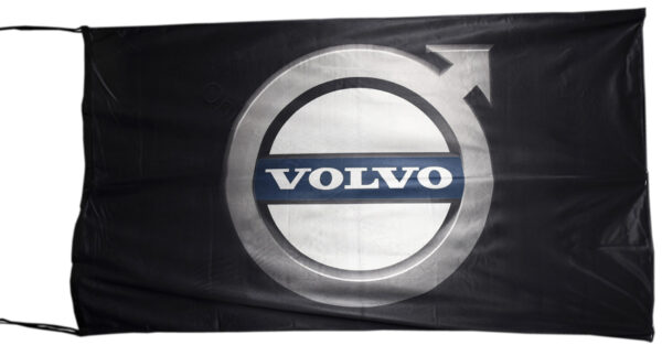 Flag  Volvo Landscape Black Flag / Banner 5 X 3 Ft (150 x 90 cm) Automotive Flags and Banners