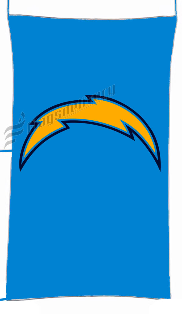 Flag  Los Angeles Chargers Vertical Flag / Banner 5 X 3 Ft (150 X 90 Cm) NFL Flags