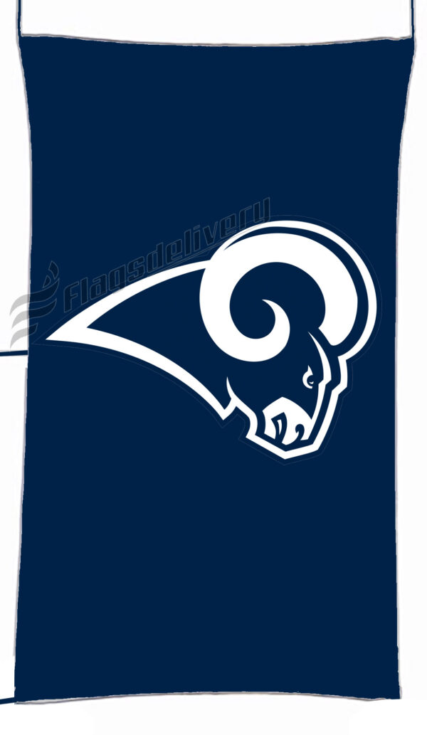 Flag  Los Angeles Rams Vertical Flag / Banner 5 X 3 Ft (150 X 90 Cm) NFL Flags