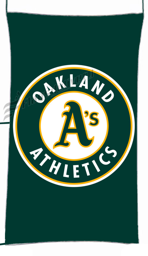Flag  Oakland Athletics Vertical Flag / Banner 5 X 3 Ft (150 X 90 Cm) Baseball Flags