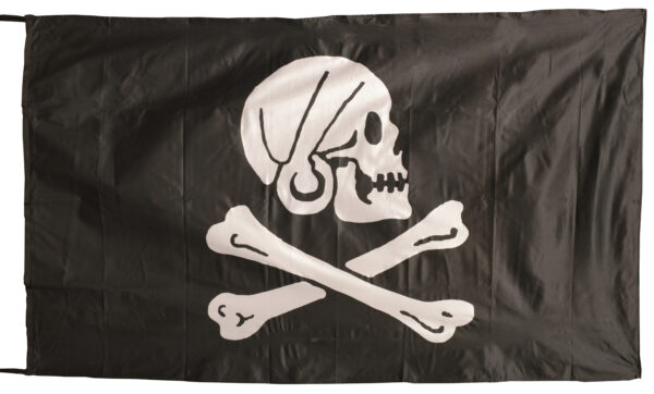 Flag  Pirate #03 Landscape Black Flag / Banner 5 X 3 Ft (150 x 90 cm) Pirate Flags