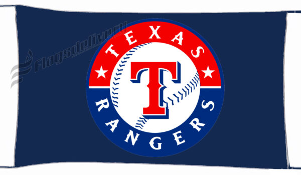 Flag  Texas Rangers Blue Landscape Flag / Banner 5 X 3 Ft (150 X 90 Cm) Baseball Flags