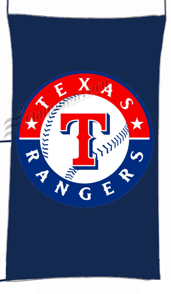 Flag  Texas Rangers Blue Vertical Flag / Banner 5 X 3 Ft (150 X 90 Cm) Baseball Flags