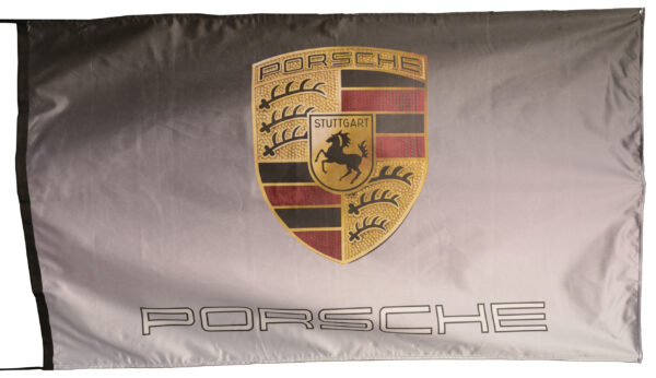 Flag  Porsche Vertical Orange Flag / Banner 5 X 3 Ft (150 x 90 cm) Automotive Flags and Banners