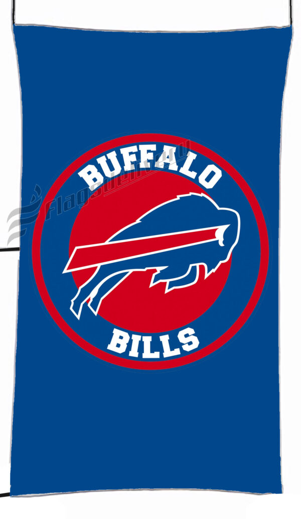 Flag  Buffalo Bills Blue Vertical Flag / Banner 5 X 3 Ft (150 X 90 Cm) NFL Flags