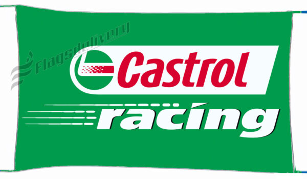Flag  Castrol Racing Green Landscape Flag / Banner 5 X 3 Ft (150 X 90 Cm) Advertising Flags