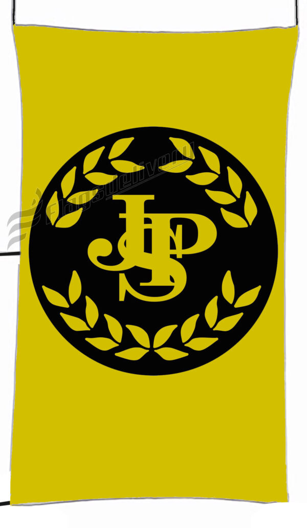 Flag  John Player Special Yellow Circle 1 Vertical Flag / Banner 5 X 3 Ft (150 X 90 Cm) Advertising Flags