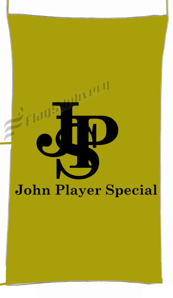 Flag  John Player Special Yellow Vertical Flag / Banner 5 X 3 Ft (150 X 90 Cm) Advertising Flags