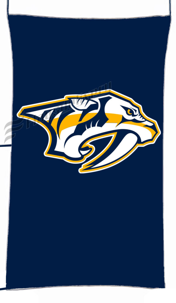 Flag  Nashville Predators Blue Vertical Flag / Banner 5 X 3 Ft (150 X 90 Cm) Hockey Flags