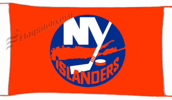 Flag  New York Islanders Orange Landscape Flag / Banner 5 X 3 Ft (150 X 90 Cm) Hockey Flags