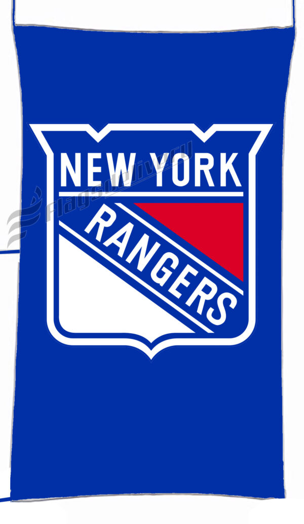 Flag  New York Rangers Blue Vertical Flag / Banner 5 X 3 Ft (150 X 90 Cm) Sports Team Flags and Banners