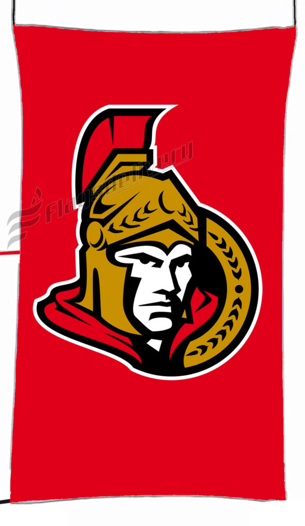 Flag  Ottawa Senators Red Vertical Flag / Banner 5 X 3 Ft (150 X 90 Cm) Hockey Flags