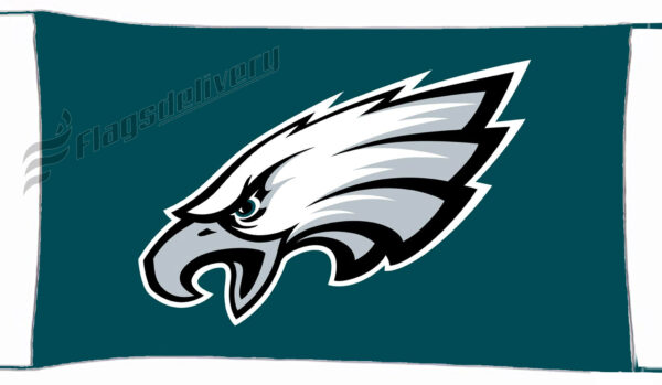 Flag  Philadelphia Eagles Cyan Landscape Flag / Banner 5 X 3 Ft (150 X 90 Cm) NFL Flags