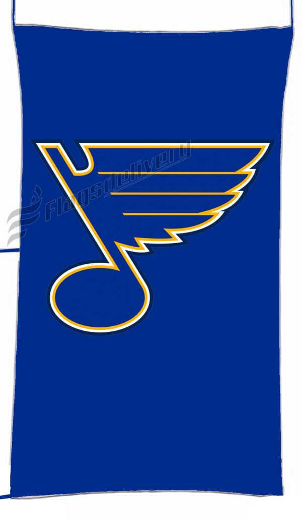 Flag  St Louis Blues Blue Vertical Flag / Banner 5 X 3 Ft (150 X 90 Cm) Hockey Flags