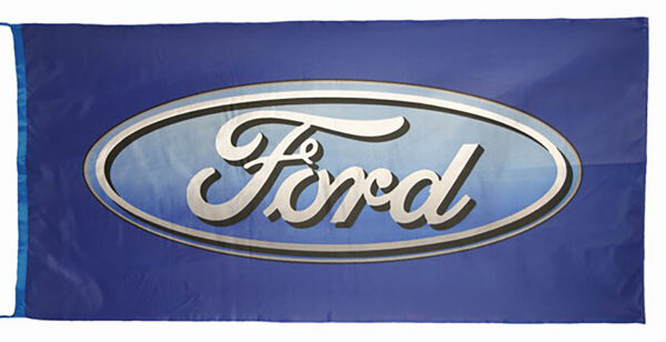 Flag  Ford Blue Landscape Flag / Banner 5 X 3 Ft (150 x 90 cm) Automotive Flags and Banners