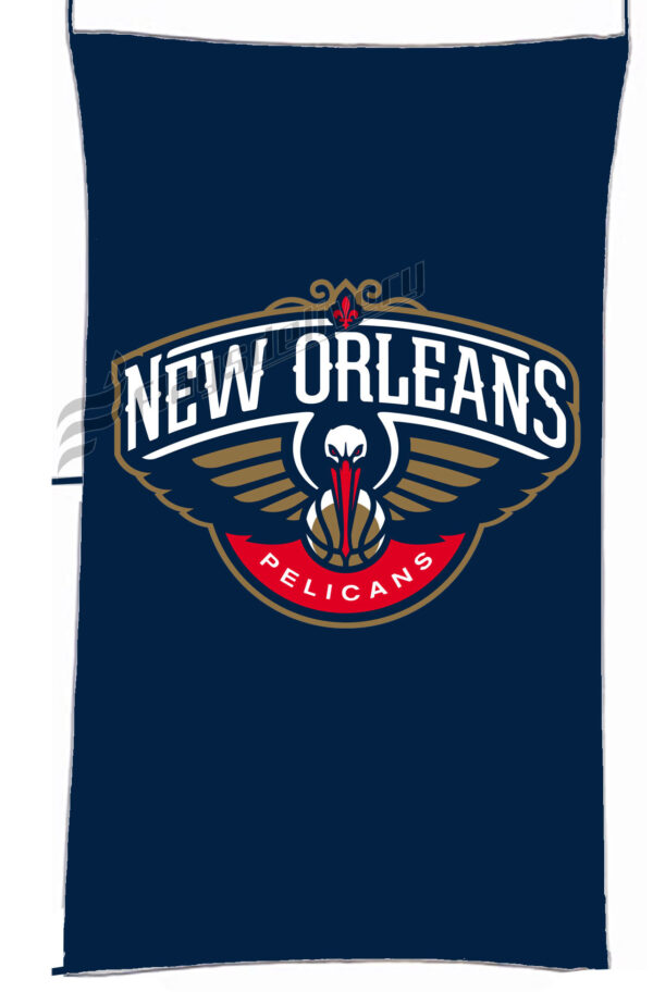 Flag  New Orleans Pelicans Navy Blue Vertical Flag / Banner 5 X 3 Ft (150 X 90 Cm) Basketball Flags
