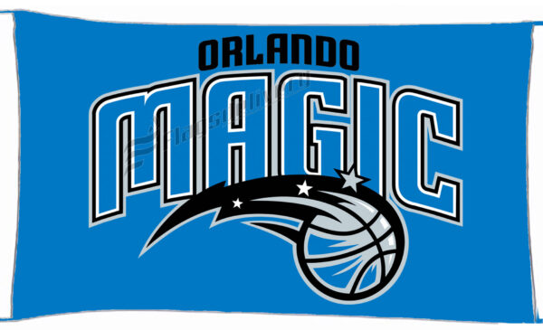 Flag  Orlando Magic Blue Landscape Flag / Banner 5 X 3 Ft (150 X 90 Cm) Basketball Flags