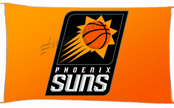 Flag  Phoenix Suns Orange Landscape Flag / Banner 5 X 3 Ft (150 X 90 Cm) Basketball Flags