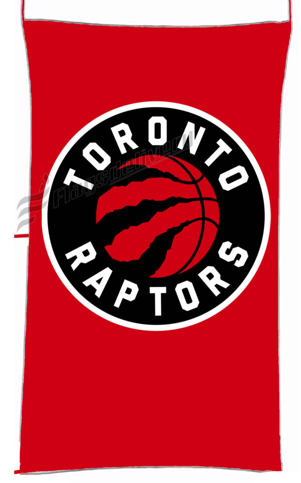 Flag  Toronto Raptors Red Vertical Flag / Banner 5 X 3 Ft (150 X 90 Cm) Basketball Flags