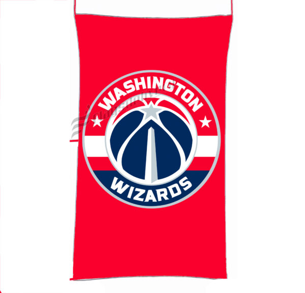 Flag  Washington Wizards Red Vertical Flag / Banner 5 X 3 Ft (150 X 90 Cm) Basketball Flags