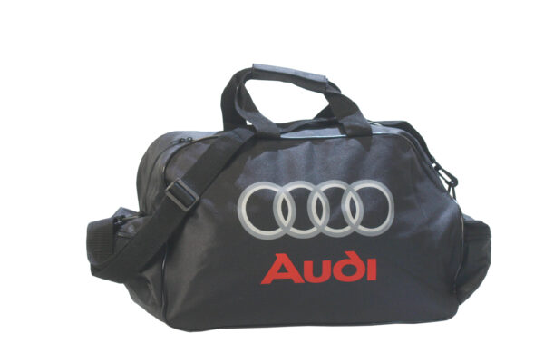 Flag  Audi Black Big Letters Travel / Sports Bag Travel / Sports Bags