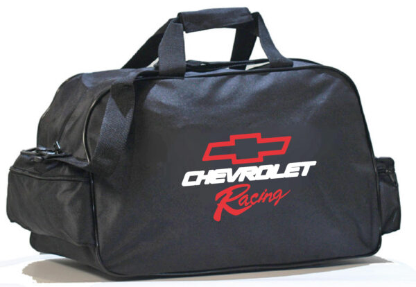 Flag  Chevrolet Racing Black Travel / Sports Bag Travel / Sports Bags