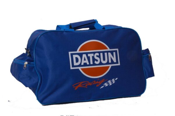 Flag  Datsun Racing Blue Travel / Sports Bag Travel / Sports Bags