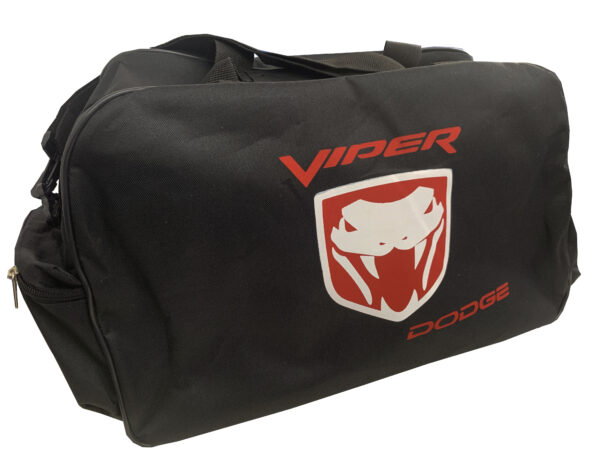 Flag  Dodge Viper Black Travel / Sports Bag Travel / Sports Bags