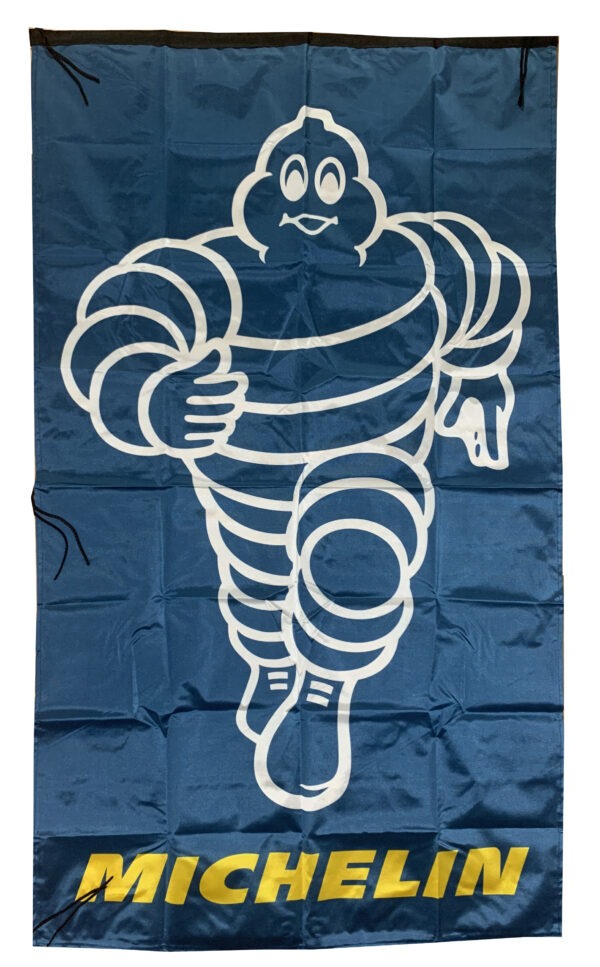 Flag  Michelin Blue Vertical Flag / Banner 5 X 3 Ft (150 X 90 Cm) Advertising Flags