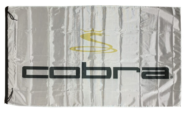 Flag  Cobra Golf White Landscape Flag / Banner 5 X 3 Ft (150 x 90 cm)  Golf Flags