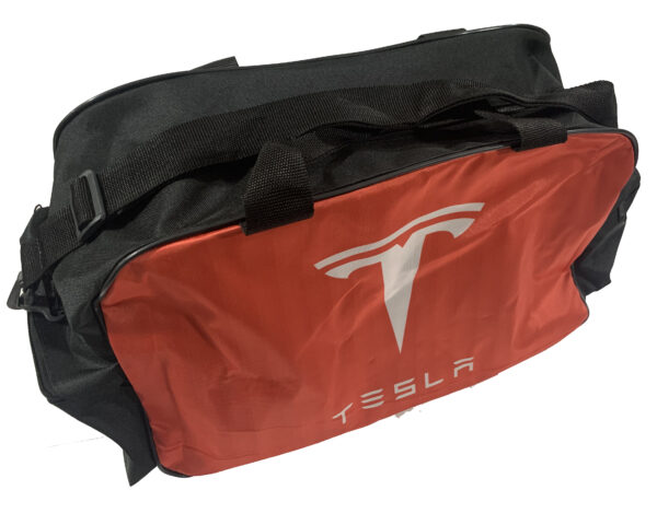 Flag  Tesla Red Travel / Sports / Gym Bag Travel / Sports Bags