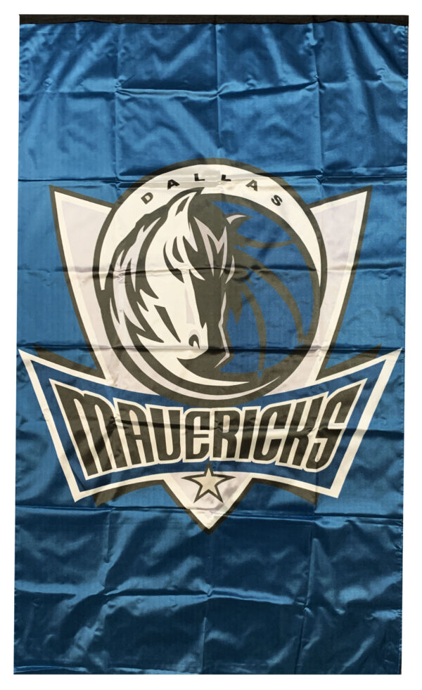 Flag  Dallas Mavericks Blue Vertical Flag / Banner 5 X 3 Ft (150 X 90 Cm) Basketball Flags