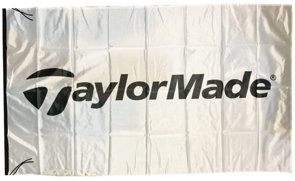 Flag  Taylormade Golf White Landscape Flag / Banner 5 X 3 Ft (150 x 90 cm)  Golf Flags
