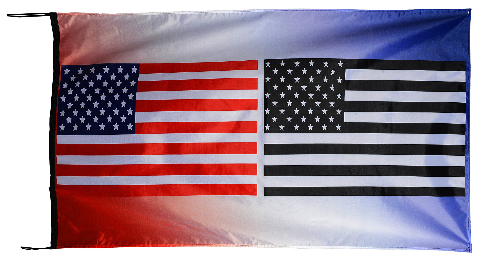 Flag  135 USA / US Country / United States Of America and Thin Blue Red Green Line / Patriotic / Pride Hybrid Weather-Resistant Polyester Outdoor Flag Landscape Banner / Vivid Colors / 3 X 5 FT (150 x 90cm) International Flags for Sale