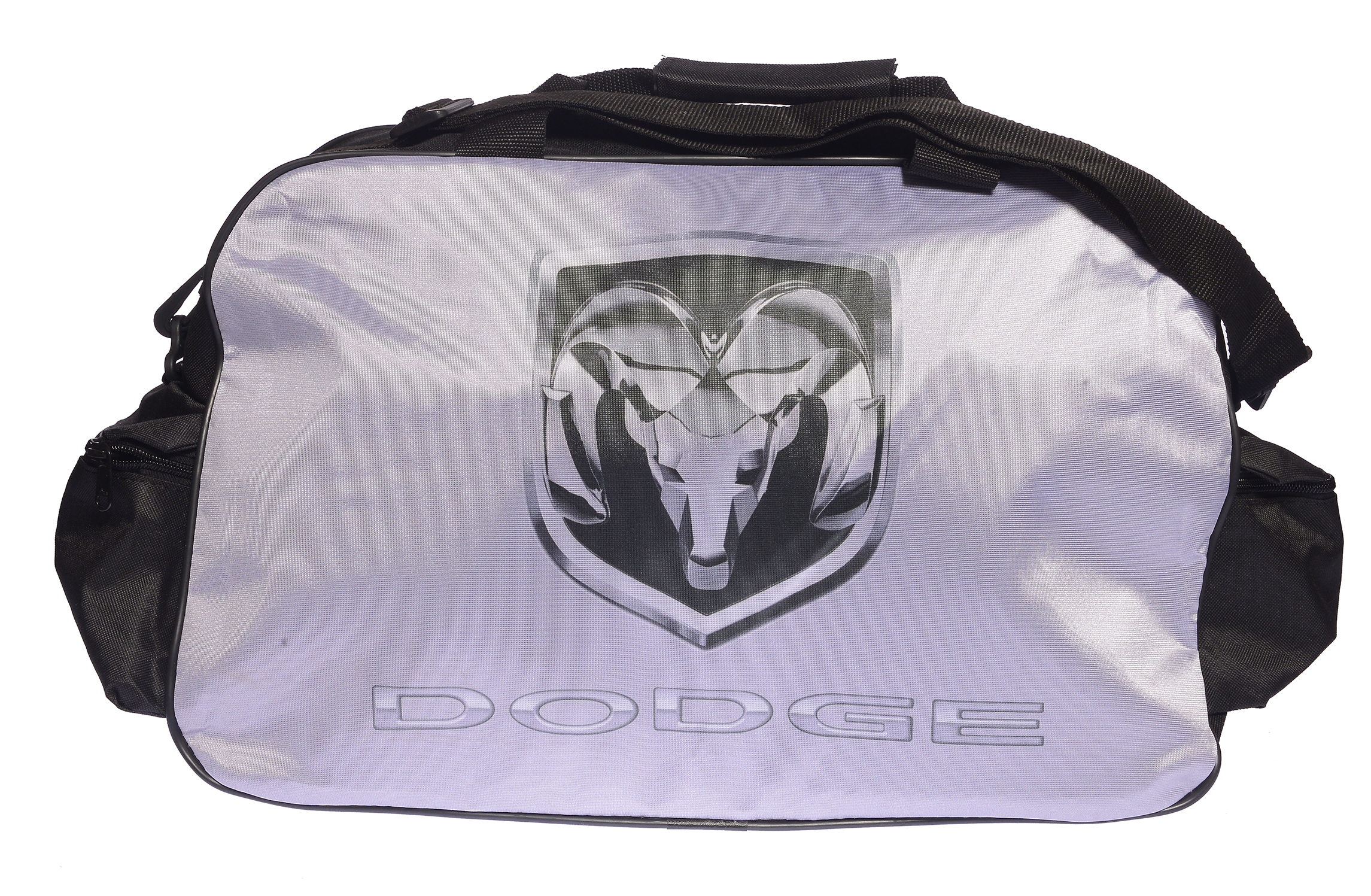 Flag  Dodge RAM Silver / Gray / Grey Travel / Sports Bag Travel / Sports Bags