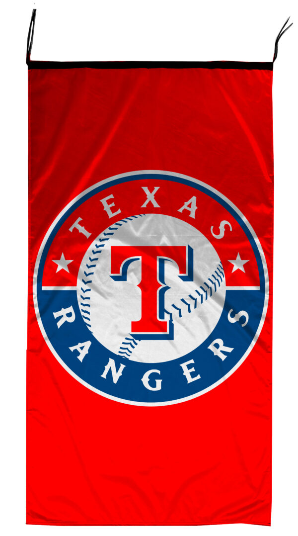 Flag  Texas Rangers Red Vertical Flag / Banner 5 X 3 Ft (150 X 90 Cm) Baseball Flags