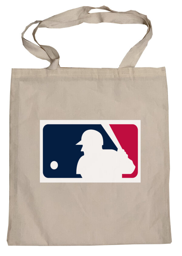 Flag  MLB Logo Tote Bag Reusable For Shoulder / Grocery / Shopping / Vinyl Records 15.5 x 13.5 in (One Sided) (013) Backpacks