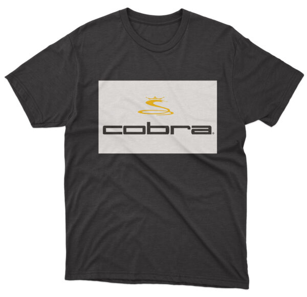 Flag  Cobra Black T-Shirt – Unisex – 100% Cotton – S | M | L | XL | XXL (#0012) Automotive Flags and Banners