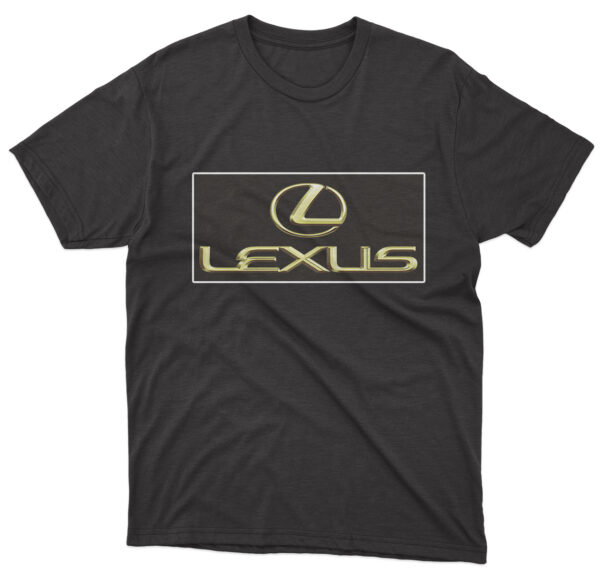 Flag  Lexus Black T-Shirt – Unisex – 100% Cotton – S | M | L | XL | XXL – #0044 Automotive Flags and Banners