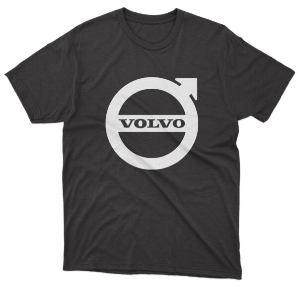 Flag  Volvo Black T-Shirt – Unisex – 100% Cotton – S | M | L | XL | XXL – #0058 Automotive Flags and Banners