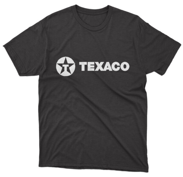 Flag  Texaco Black T-Shirt – Unisex – 100% Cotton – S | M | L | XL | XXL – #0136 Automotive Flags and Banners