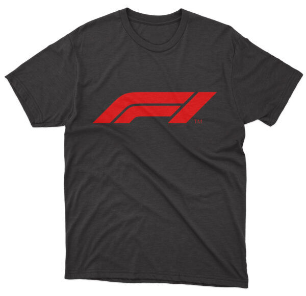Flag  F1 Formula 1 Black T-Shirt – Unisex – 100% Cotton – S | M | L | XL | XXL – #0150 Automotive Flags and Banners