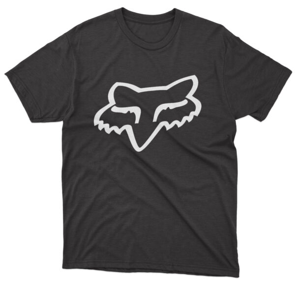 Flag  Fox Black T-Shirt – Unisex – 100% Cotton – S | M | L | XL | XXL – #0156 Automotive Flags and Banners