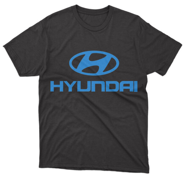 Flag  Hyundai Black T-Shirt – Unisex – 100% Cotton – S | M | L | XL | XXL – #0161 Automotive Flags and Banners